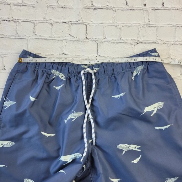 St.John’s Bay men’s blue swimming trunk size M - Picture 2 of 8